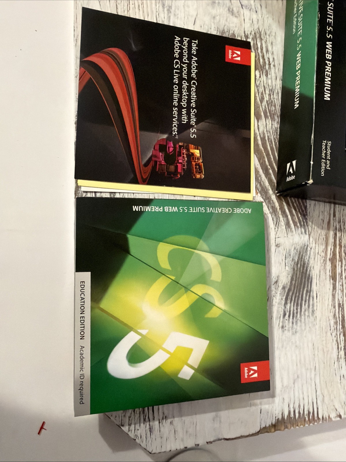Adobe Creative Suite 5.5 Web Premium Student/Teacher Licensing Windows Open Box