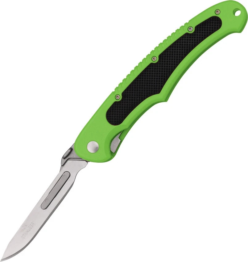HAVALON Piranta-Bolt Quik-Change Green Folding Pocket Knife XTI-60ABOLT-GX