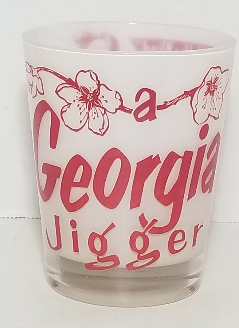 Vintage Georgia Jigger 16oz Cocktail Shot Glass Barware