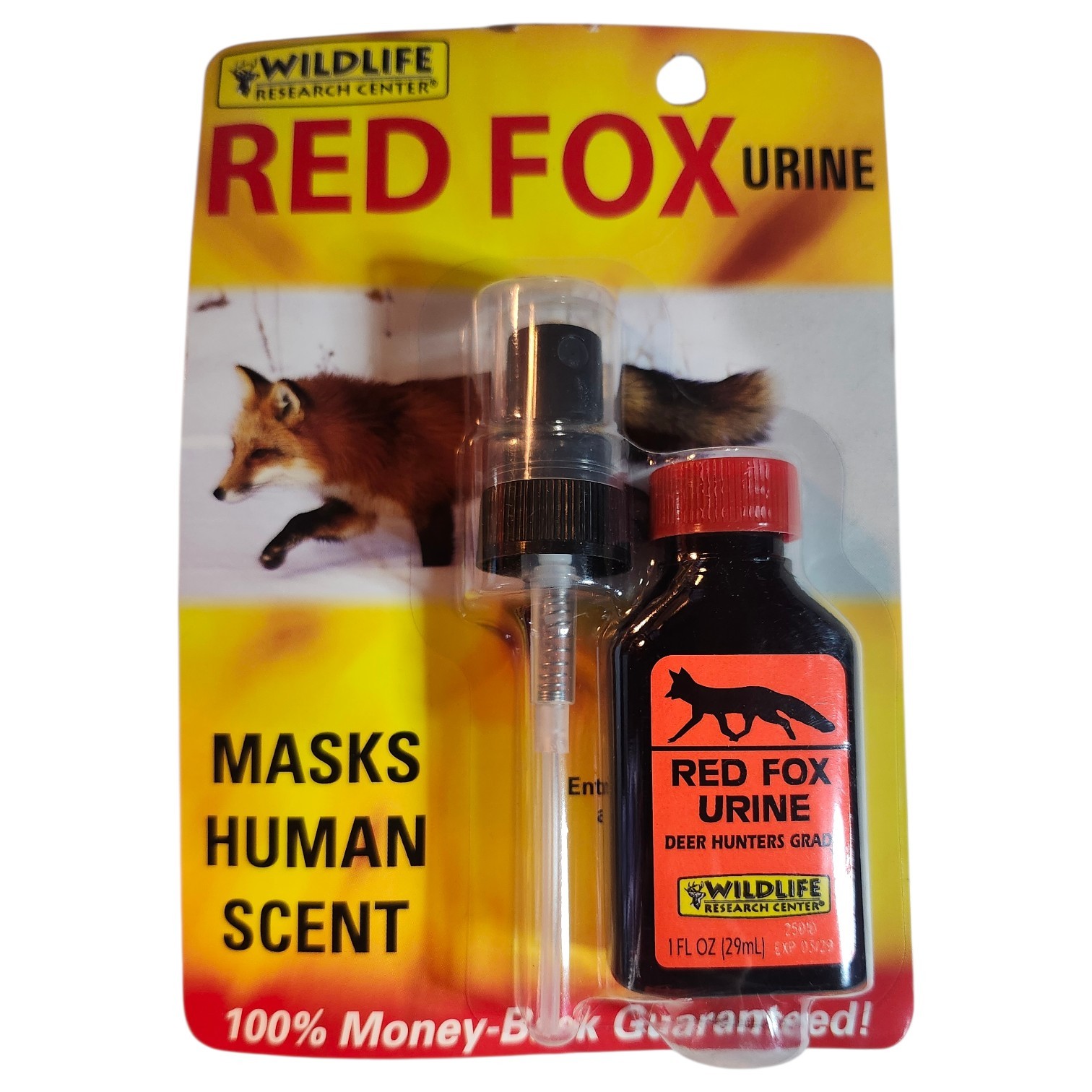Wildlife Research Red Fox Urine Human Masking Spray 1 oz Sprayer Free Shipping