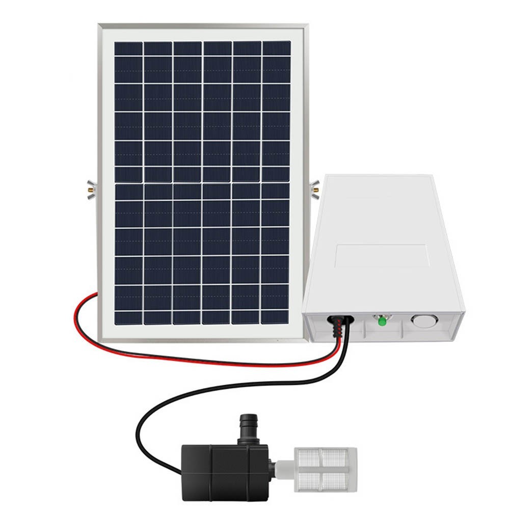 9V 6W 10W 5-Speed Solar Fountain Water Pump for Artificial Rockery Pond