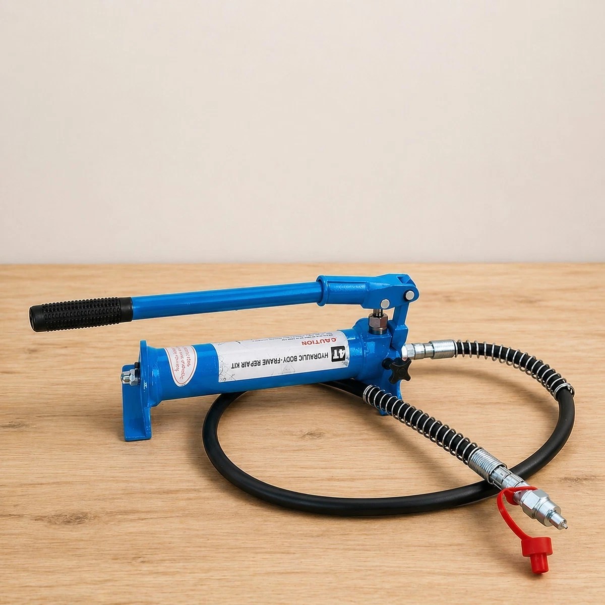 4 Ton Hydraulic Porta Power Kit Auto Car Body Repair Ram Dent Puller Garage Tool