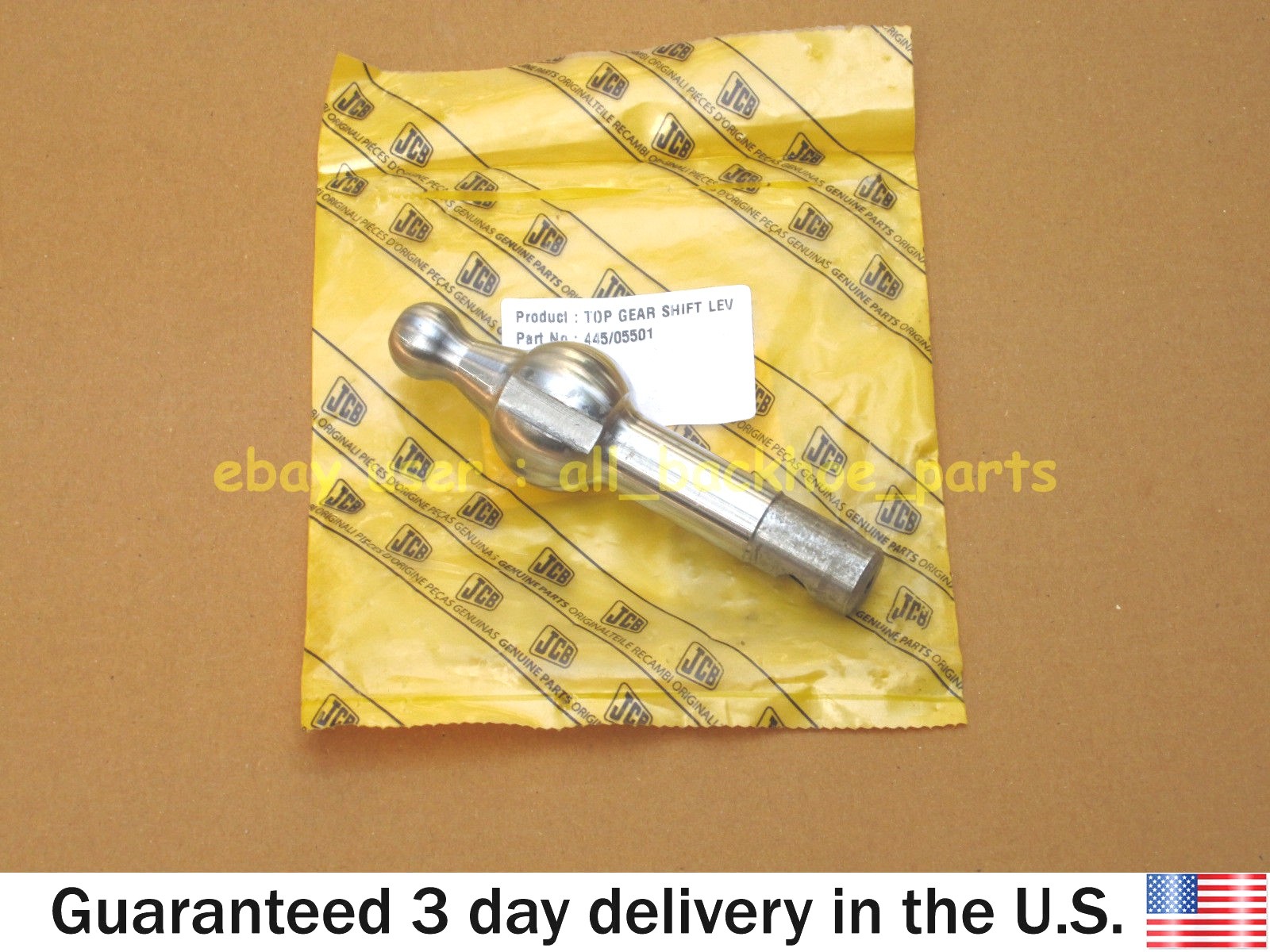 JCB BACKHOE - GENUINE JCB LEVER GEAR SHIFT TOP (PART NO. 445/05501)