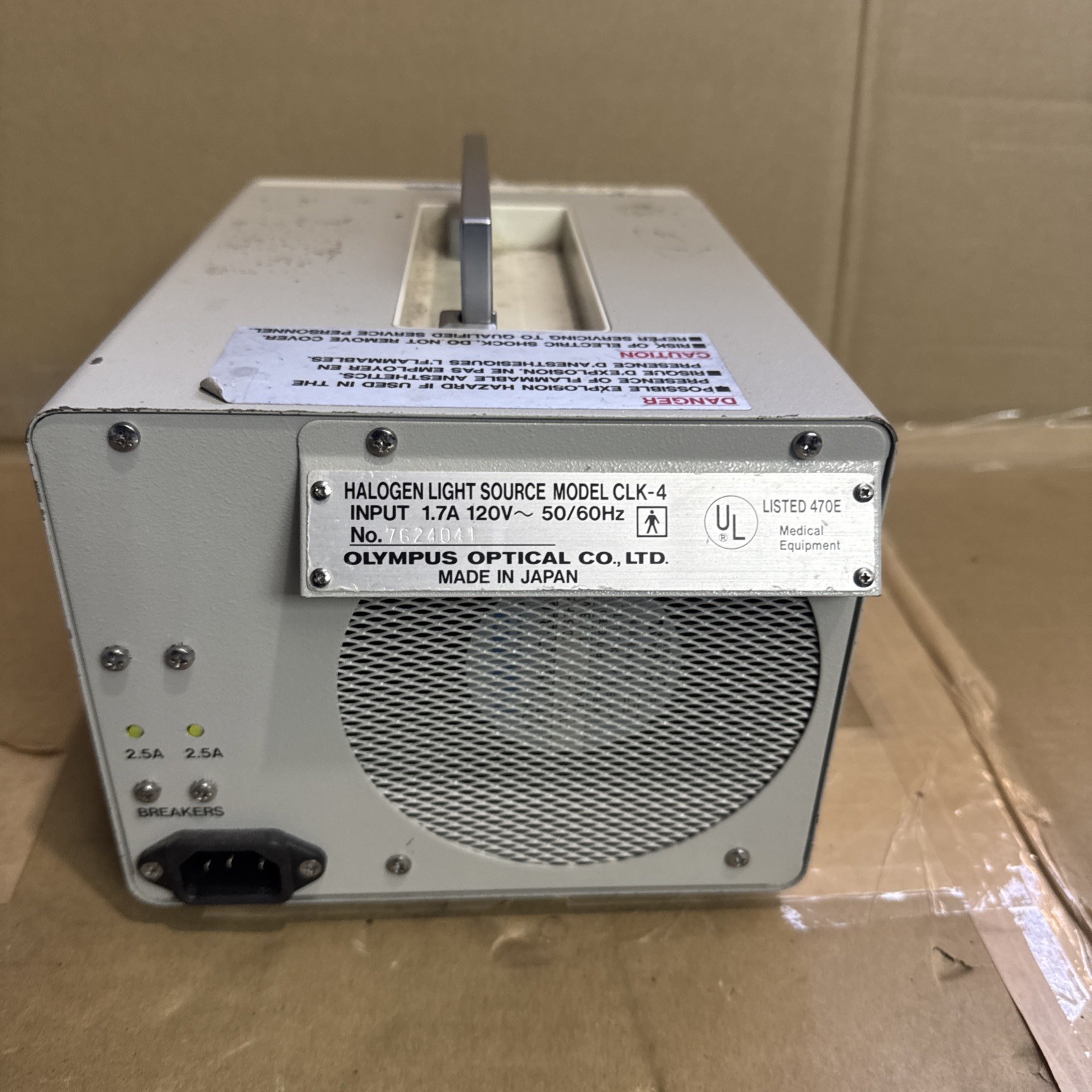 Olympus CLK-4 Universal Endoscope Air Halogen Light Source Adjustable Intensity