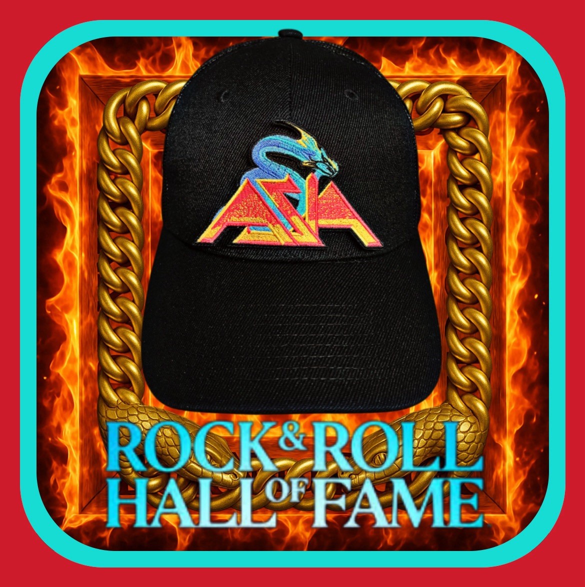 ASIA  PATCHED BASEBALL CAP VELCROBACK