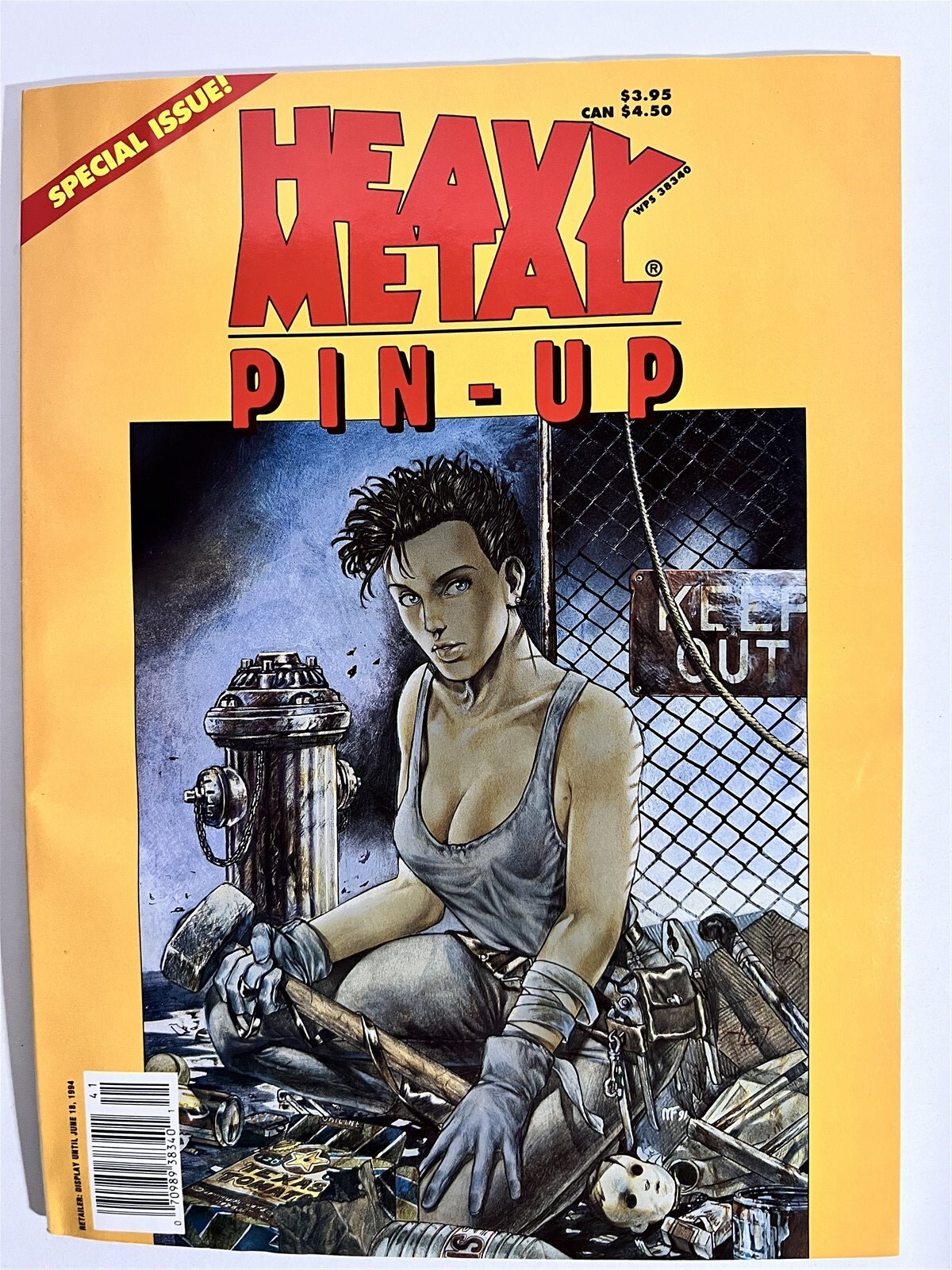 HEAVY METAL MAGAZINE PIN-UP 1994 SCI-FI HORROR MAG