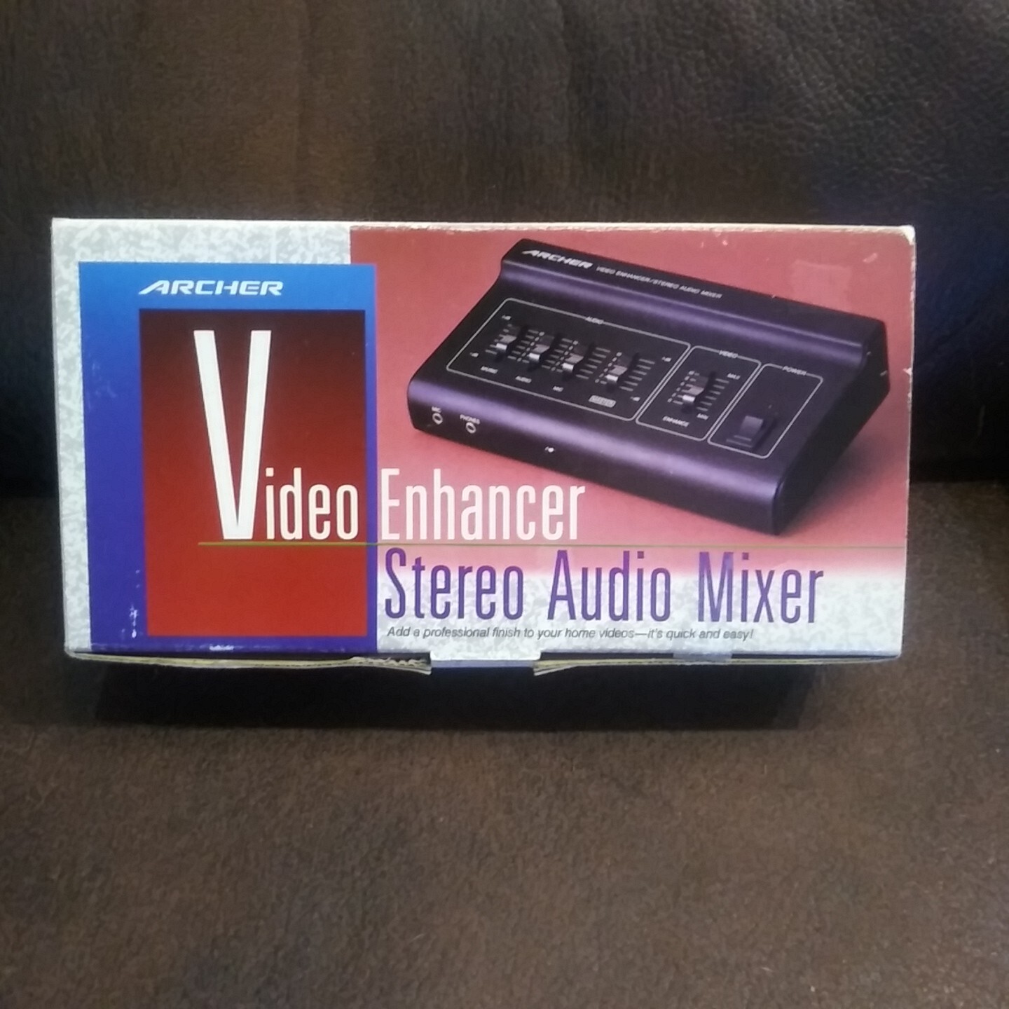 Vtg Archer Video Enhancer Stereo Audio Mixer 15-1961 music soundtrack mixing BN