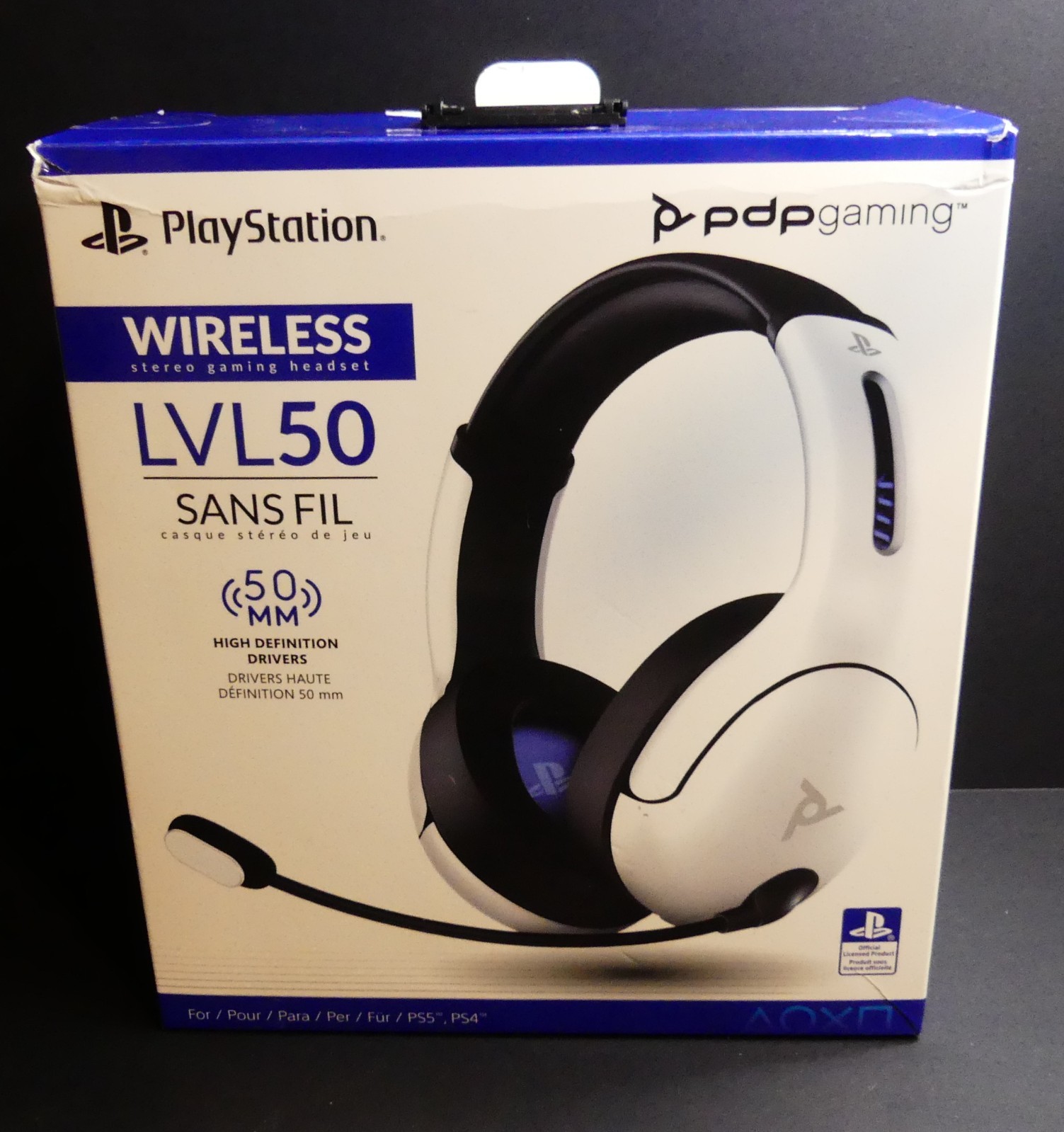 PDP LVL50 Wireless Stereo Headset with Noise Cancelling Microphone - White™