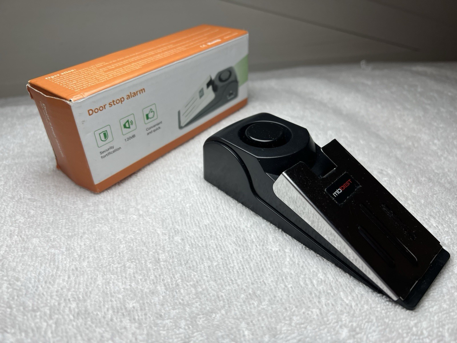 RoHS Door Stopper Alarm 120 Db Loud Travelling Doorstop Home Apartment Hotel
