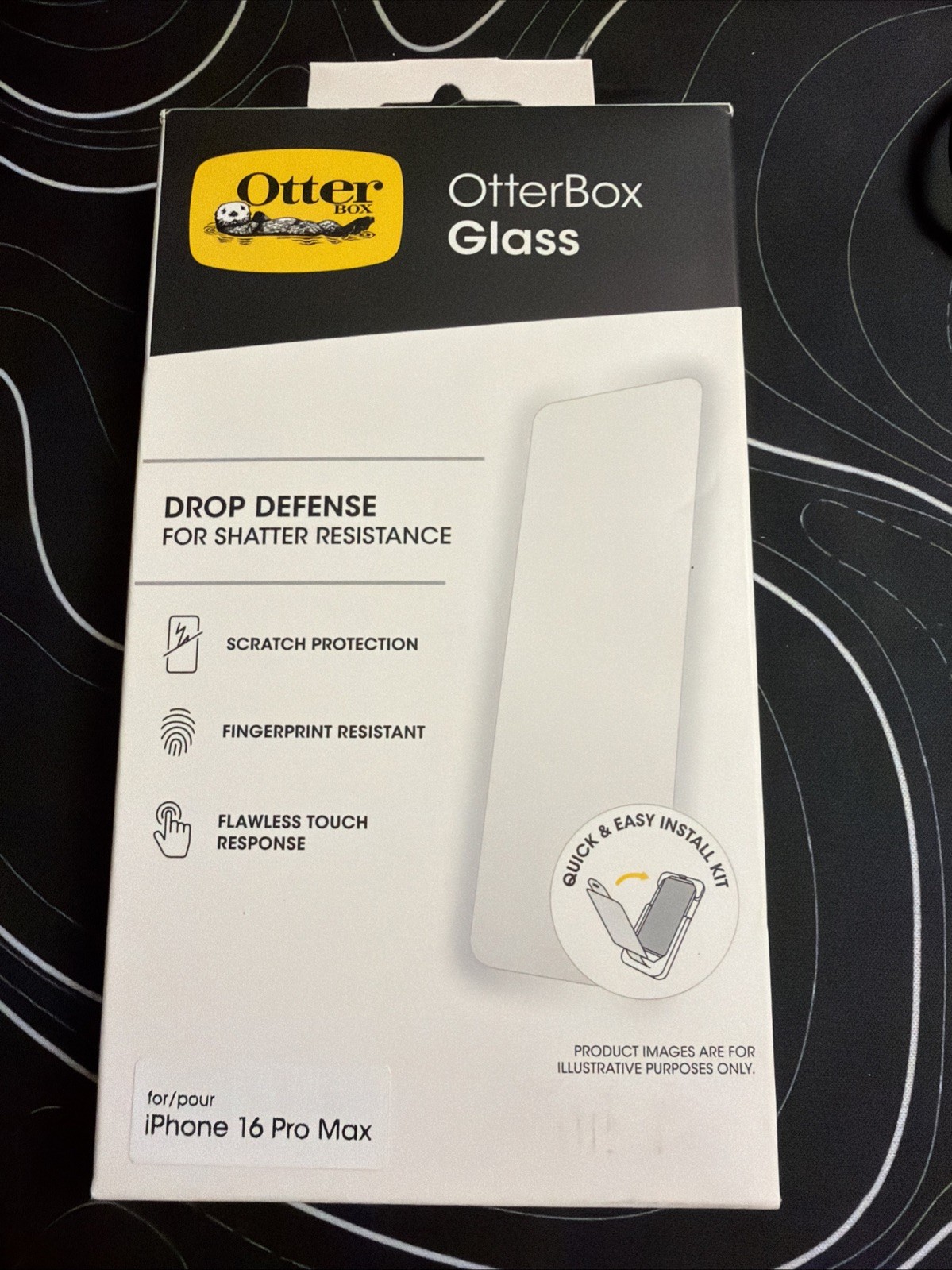 OtterBox Glass - Screen Protector for Apple iPhone 16 Pro Max - NEW