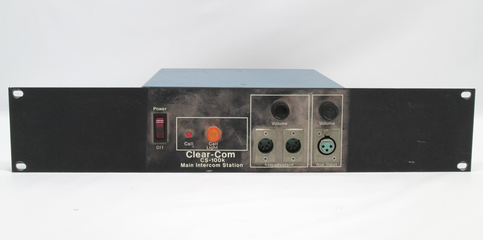 Vintage Clear-Com CS-100K Single-Channel Rackmount Main Station