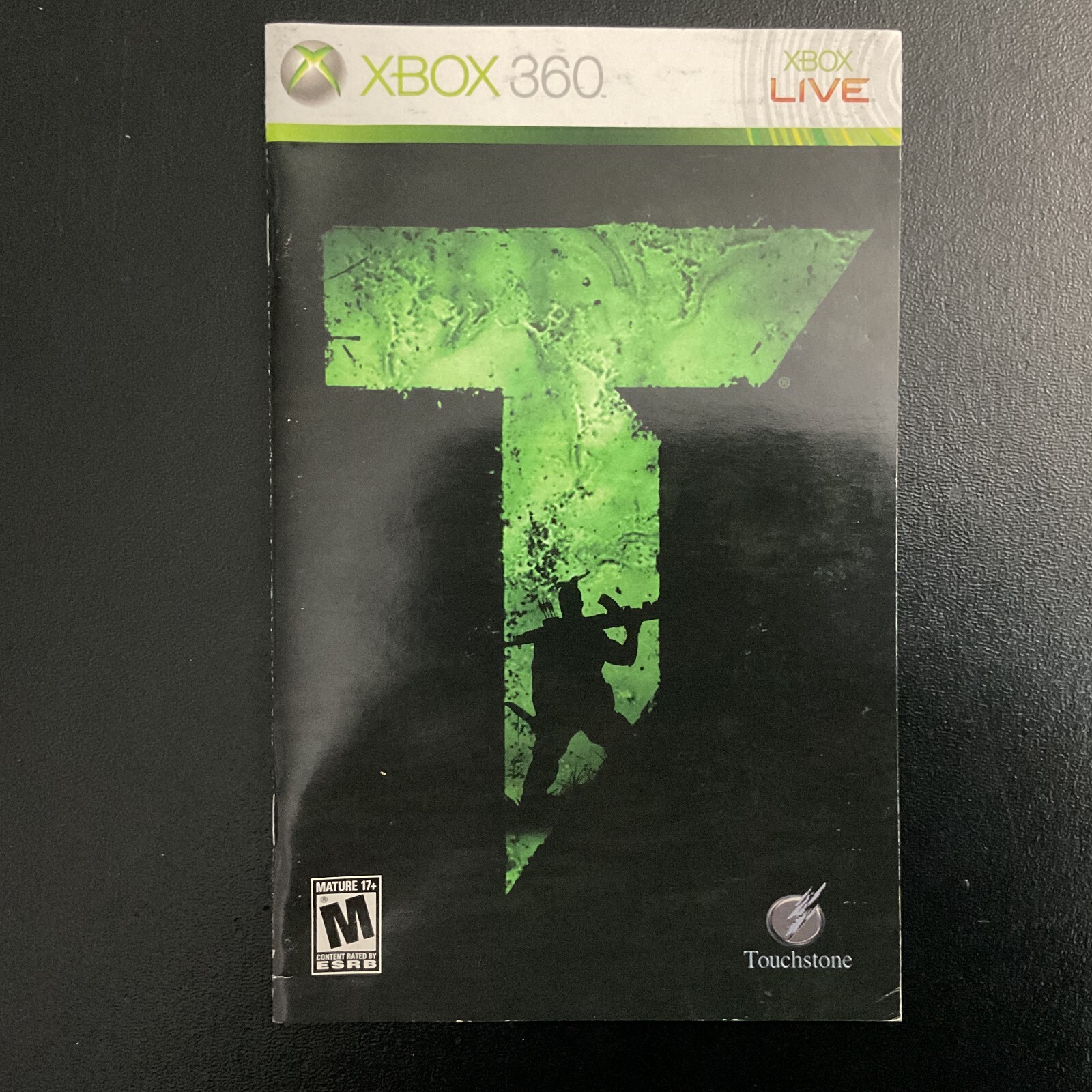 Turok Microsoft Xbox 360 Instruction Manual Only