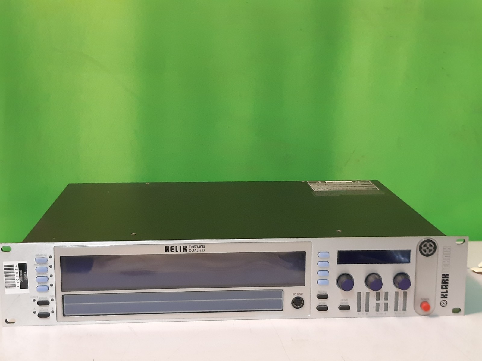 Klark Teknik DN9340 Helix Digital 2-Ch 1U Rack Equalizer Graphic/Parametric