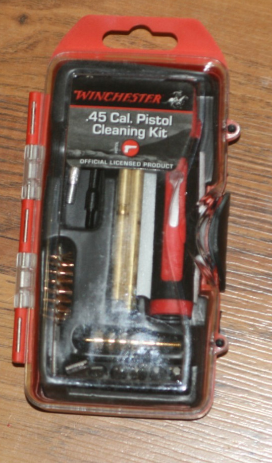 Brand New Winchester .45 Caliber Pistol Cleaning Kit - 14 Piece - Storage Kit