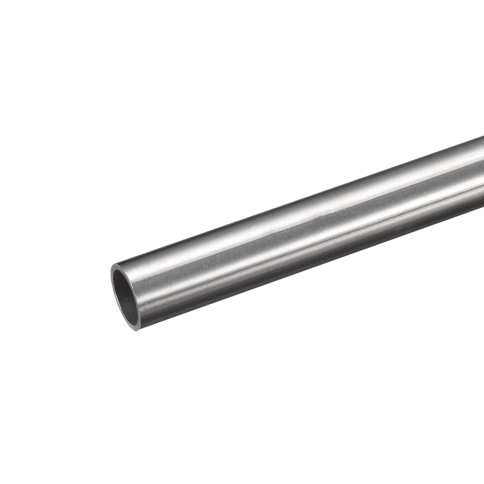 uxcell 304 Stainless Steel Tube, OD 20mm x 20mmx1.5mmx300mm, Silver Tone