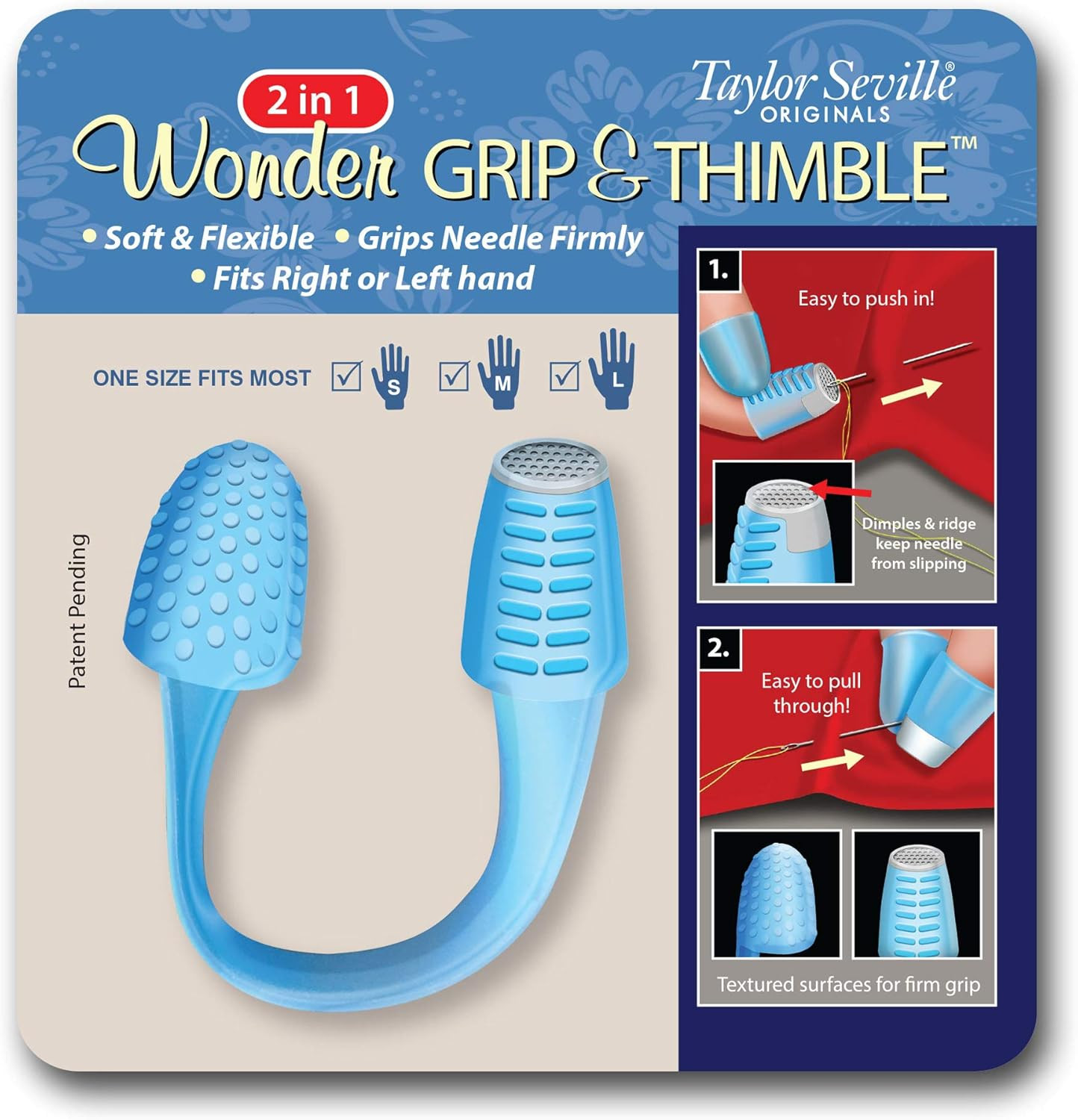 Taylor Seville Originals Wonder Grip and Thimble-Sewing Notions and Accessories-