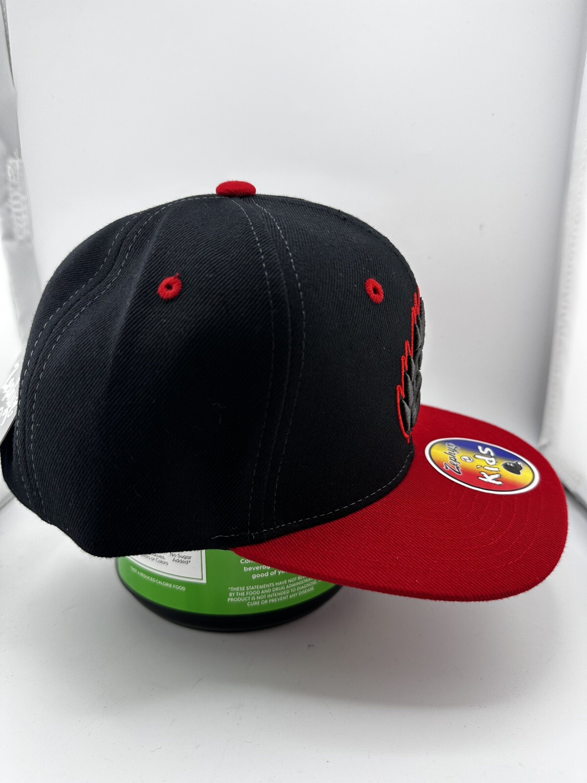 Zephyr Kids Baseball Cap Red Black One Size Adjust