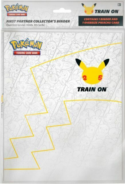 NEW Pokemon: 25th Anniversary First Partner Collector’s Binder Pikachu SEALED