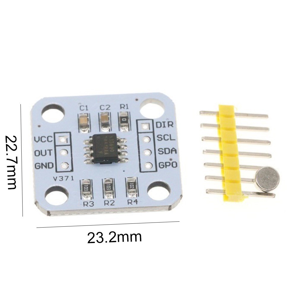 8pcs AS5600 Magnetic Encoders with I2C Interface for Motor Controllers