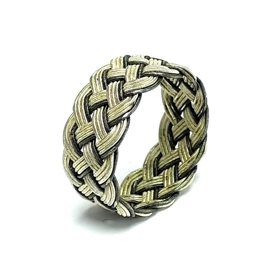 Kazaziye Model Ring Jewelry Made of 1000 Sterling Silver, Turkish Silver Jewelry
