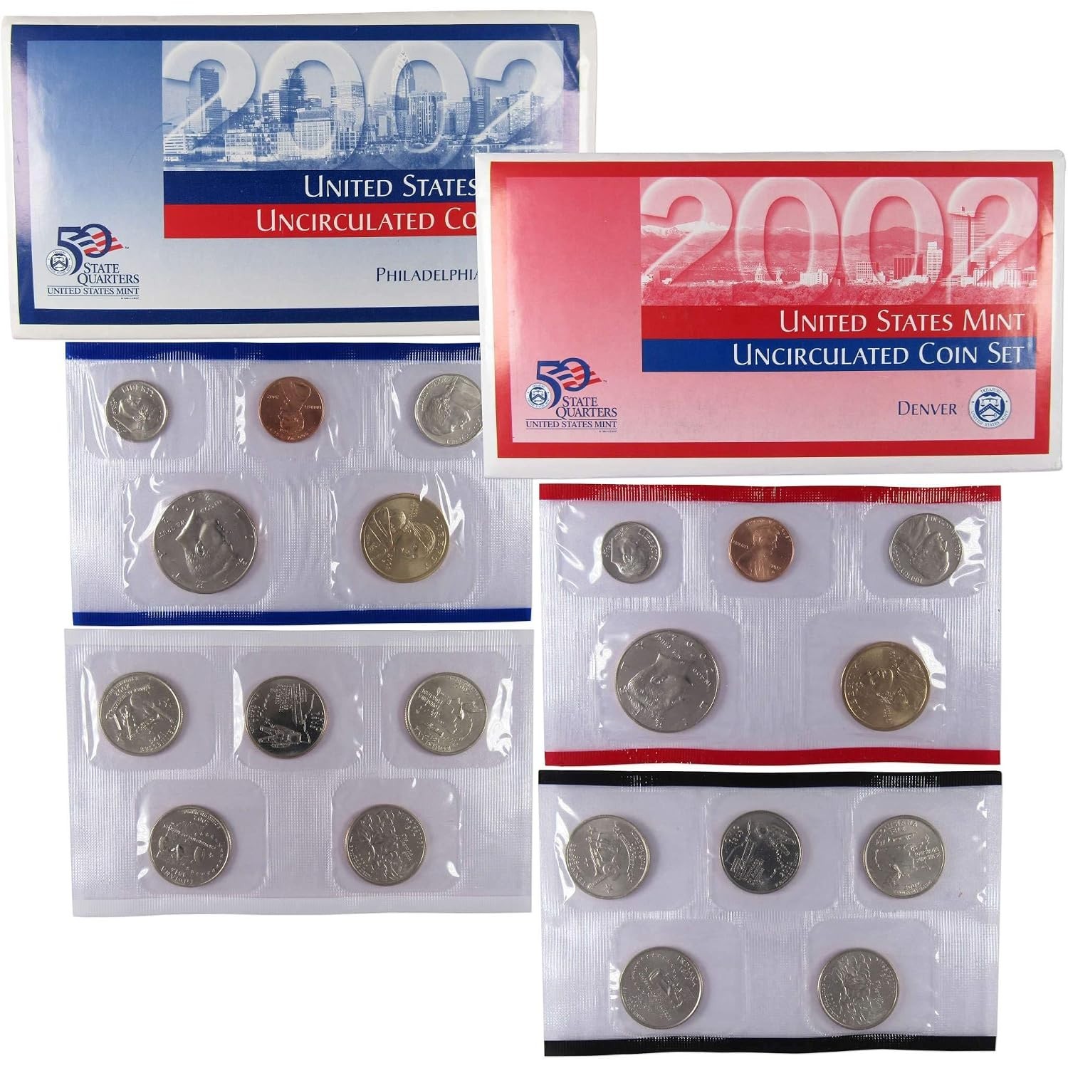 2002 U.S. Mint Uncirculated Coin Set *JE