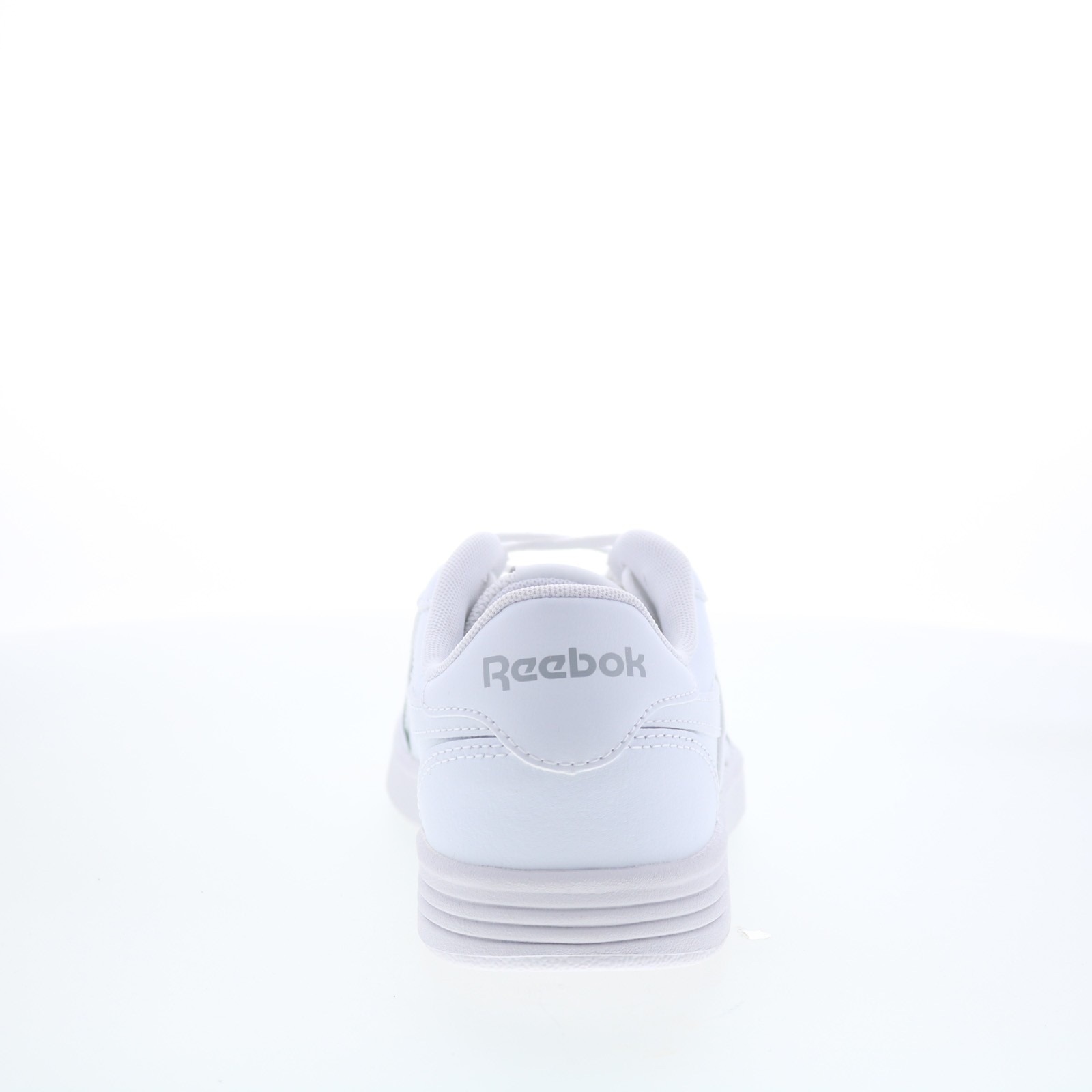 Reebok Court Advance Womens White Leather Lace Up Lifestyle Sneakers Shoes