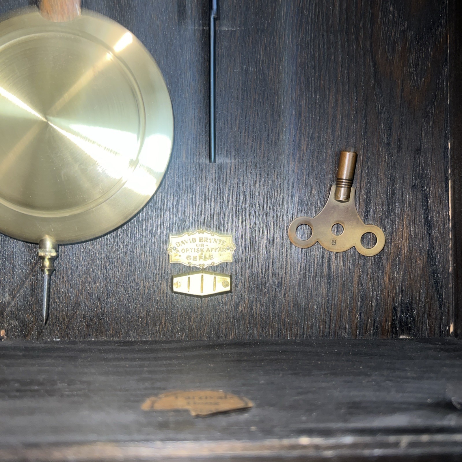 Antique German Junghans chiming clock