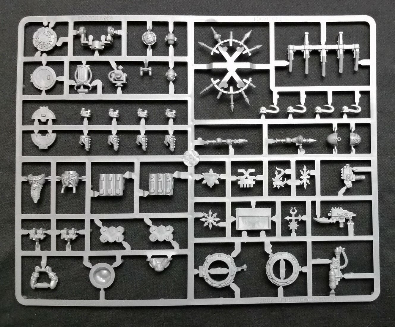 40K Chaos Marines Rhino Havoc Launcher Dozer Pintle Cupola Icons Spikes Vehicle