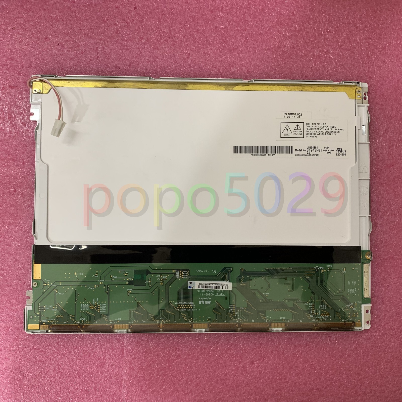 B104SN01 V0 original industrial display LCD screen 10.4 inch, Fast Shipping