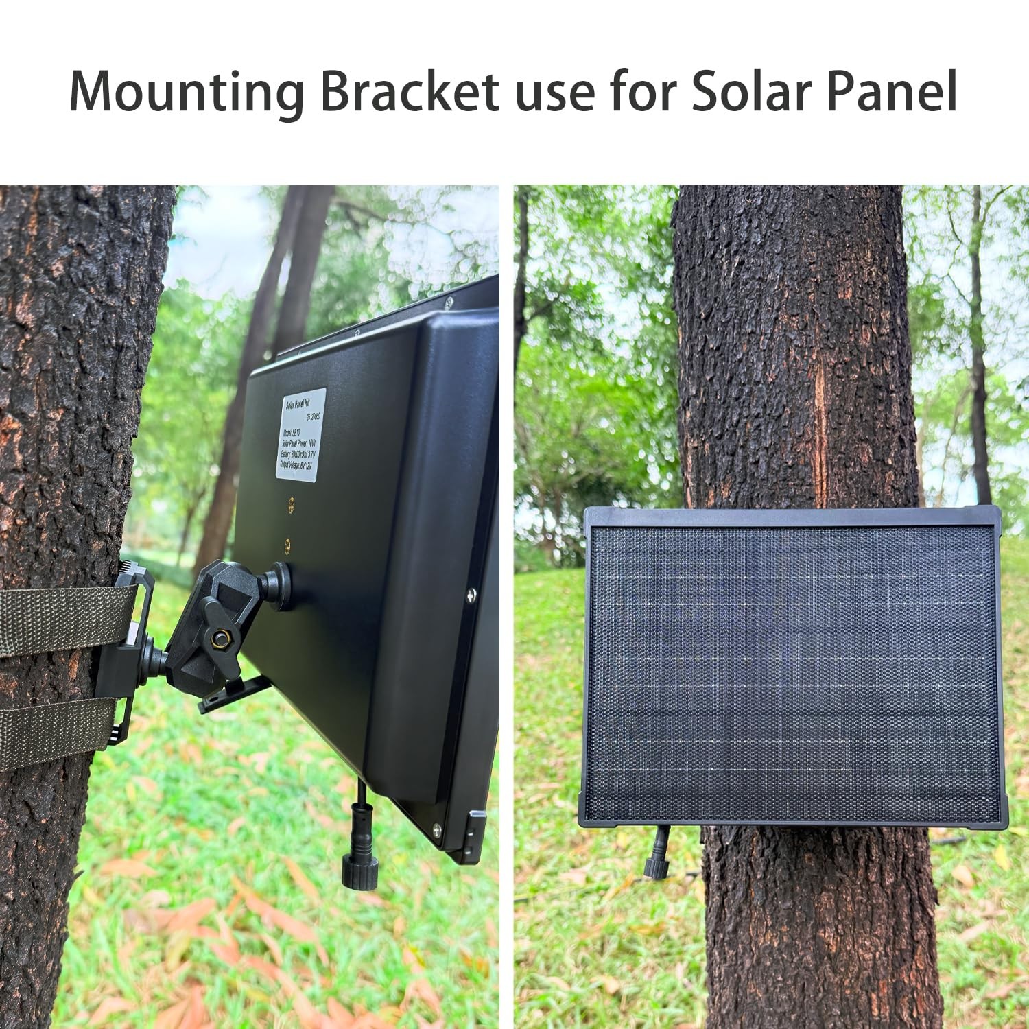Trail Camera Mount, 360° Adjustable Game Holder Tree Mount with Black