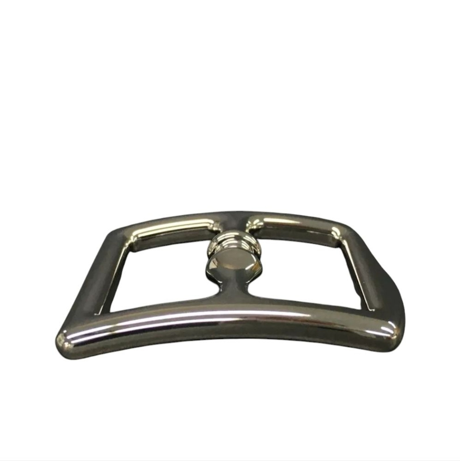 Hermès Étrivière Scarf Ring Silver Tone Buckle Design 45mm Auth