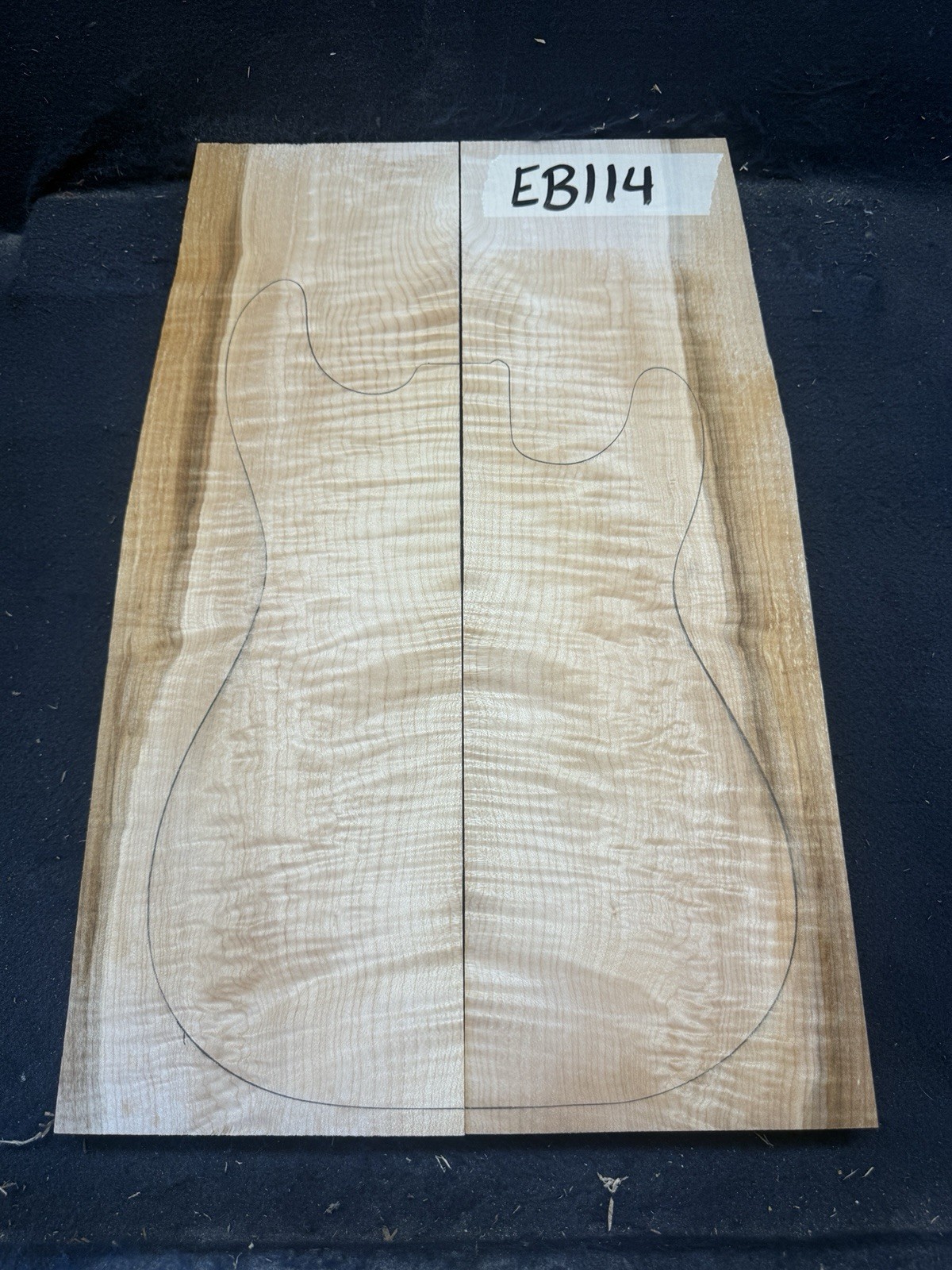 Kiln dried premium flame Figured maple carve-top/guitar top