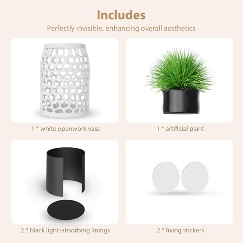 Upgrade Camera Disguise Vase Compatible with Ring Indoor 2nd Gen Camera,