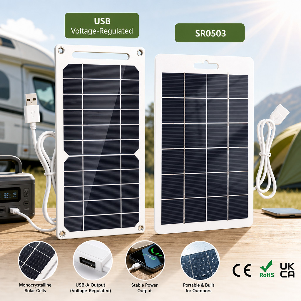 10/20W Portable USB Solar Panel Charger Power Bank for Outdoor Camp Hiking Phone