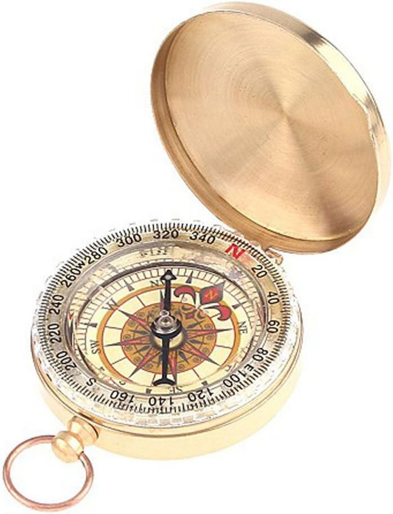 Ppbean Classic Pocket Style Camping Compass for Outdoor Navigation