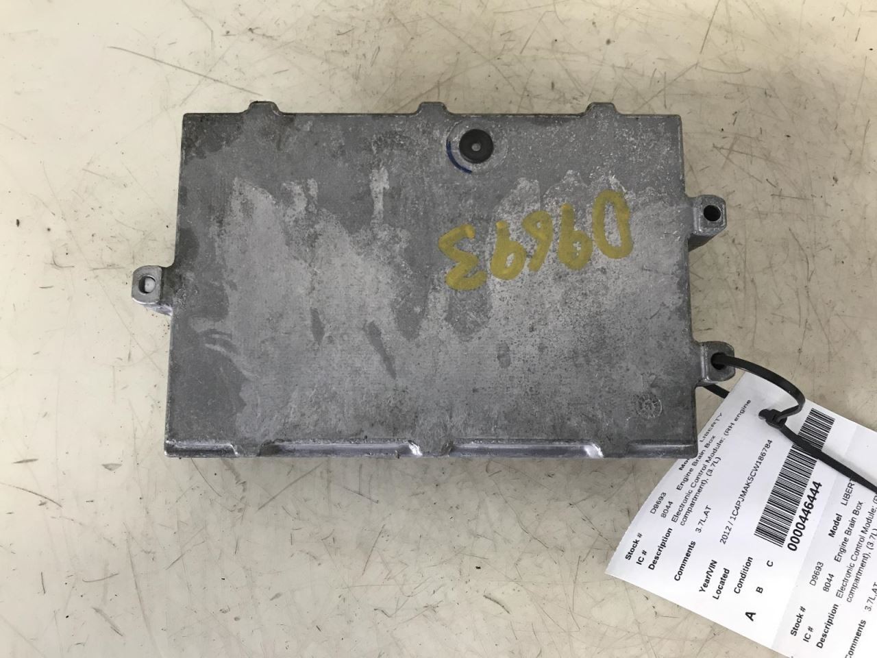 Engine ECM Electronic Control Module 3.7L Fits 12 DODGE 1500 PICKUP 1066490