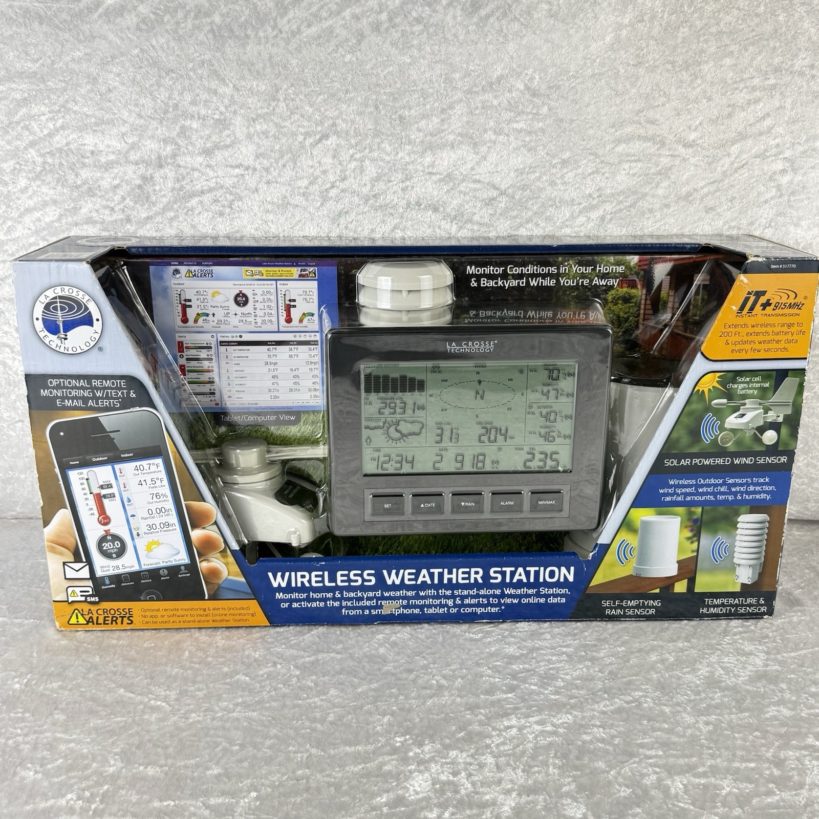 La Crosse Technology Wireless Weather Station C84612 - New In Factory Sealed Box
