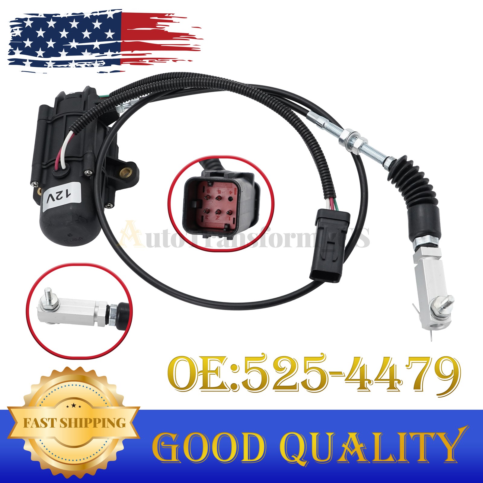 NEW Throttle Motor For Caterpillar 303.5E 304E 306E 308E 307 C1.8 C2.4 525-4479