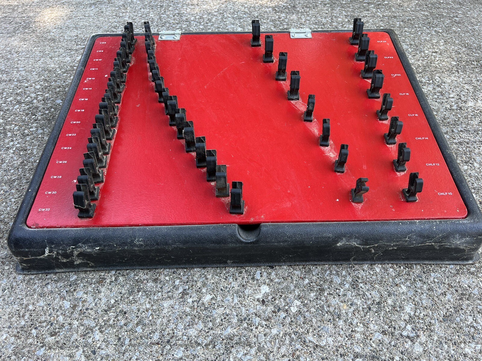 🇺🇸 Mac Tools Wall SAE Wrench Rack Lift Up Hinged Display 3 Shelf 🇺🇸