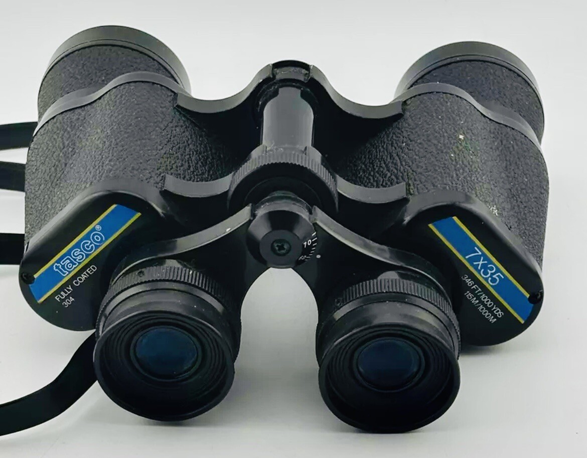 Tasco 7x35 Fully Coated 304 Field Glasses Binoculars With Strap