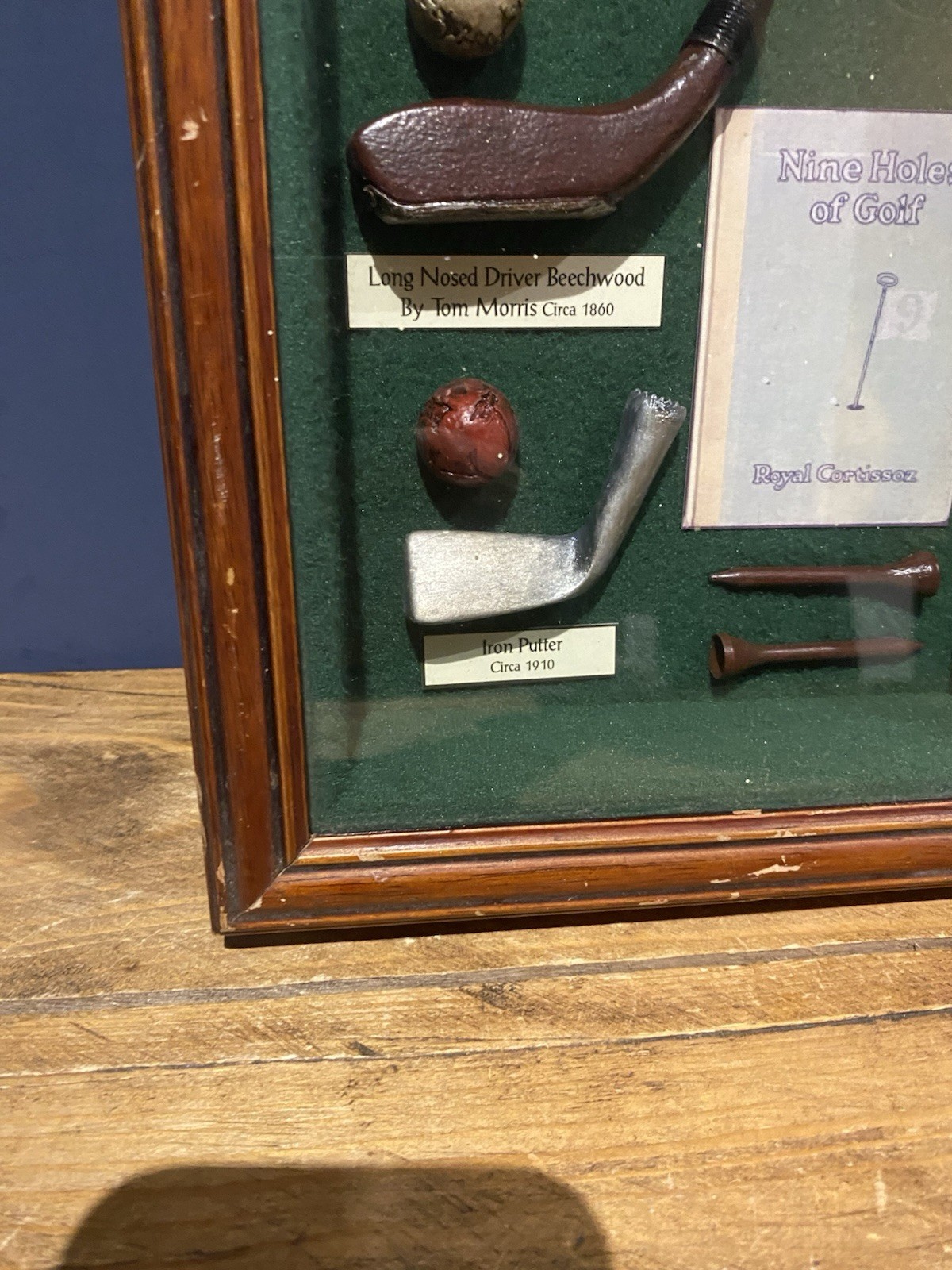 History Of Golf , Shadowbox Picture