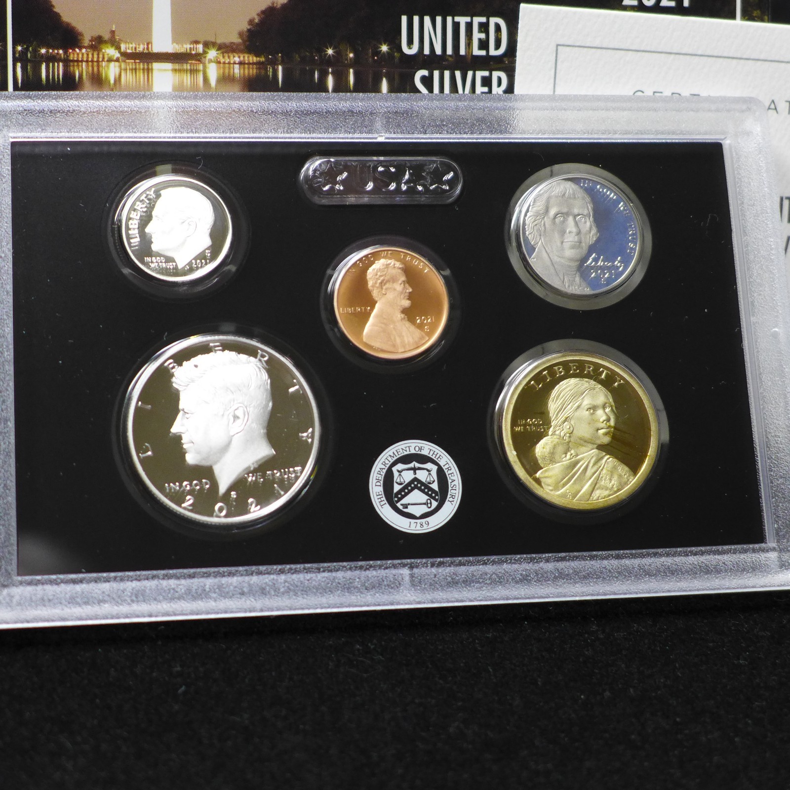2021-S US Silver Proof Set 7 Piece