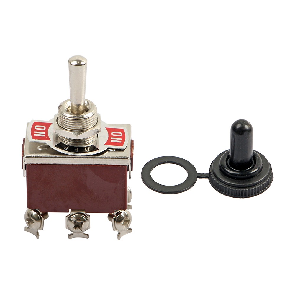 3X Heavy Duty DPDT ON/OFF/ON Toggle Switch 20A 125V/15A 250V Screw Terminals