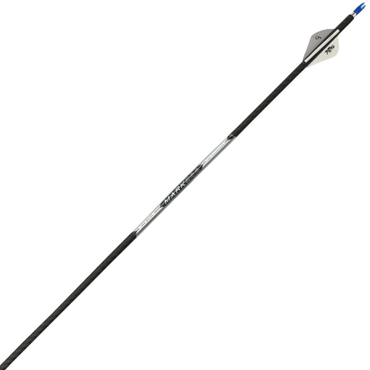 Mark Arrows .244" 350 Spine Fletched Arrows 6-Pack (M244350F)