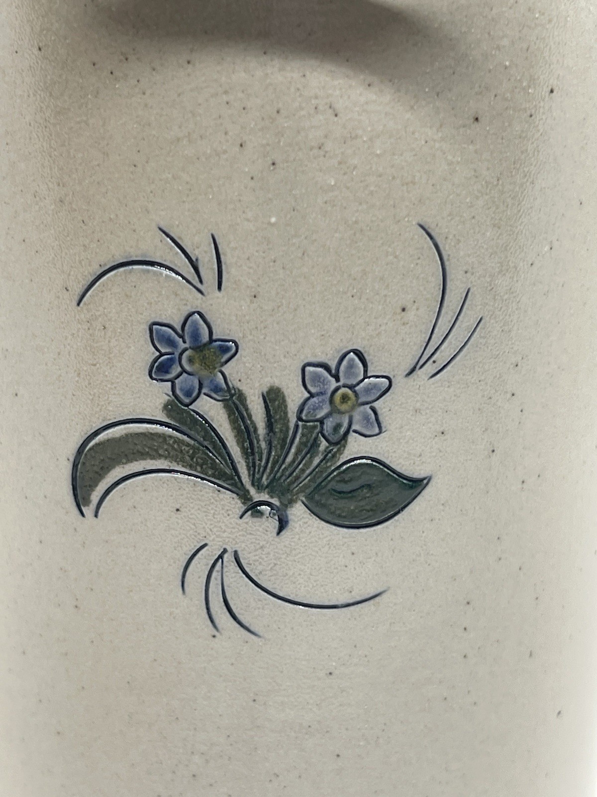 Vintage German Salt Glazed Stoneware Spirits Bottle