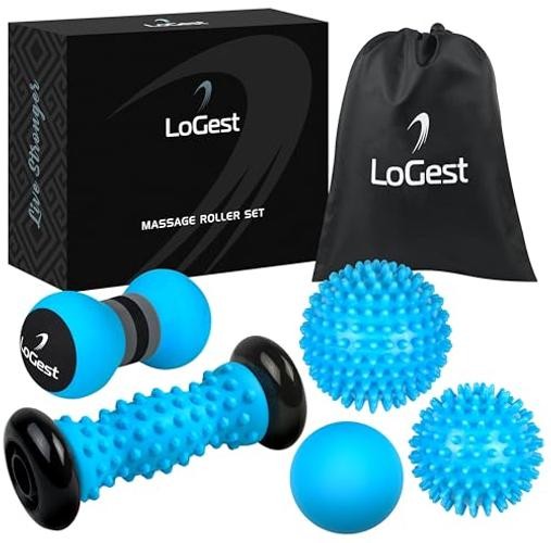 Logest Foot Massage Rollers and Balls for Trigger Point Therapy