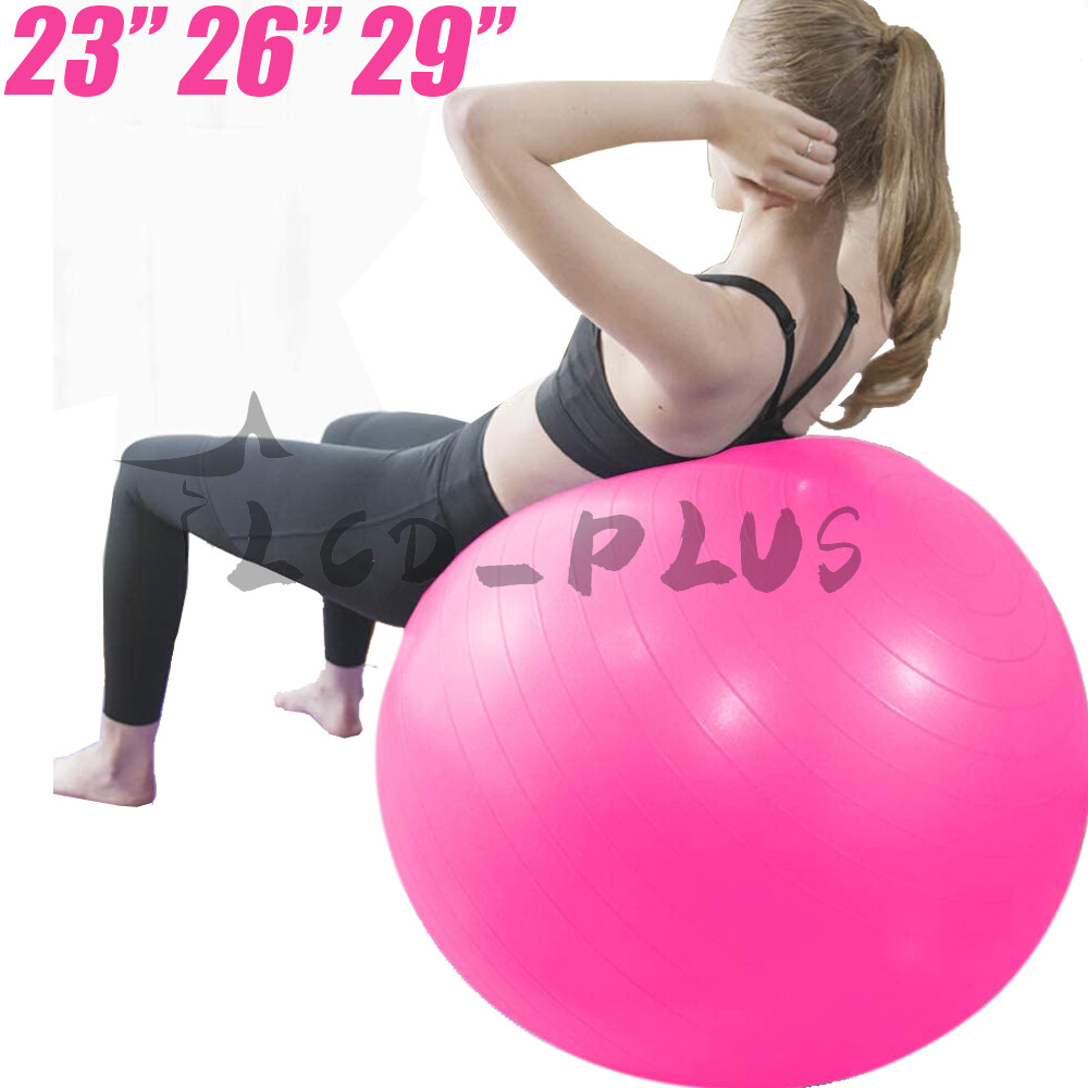 23" 26" 29" Yoga Ball Exercise Anti Burst Fitness Balance Workout Stability