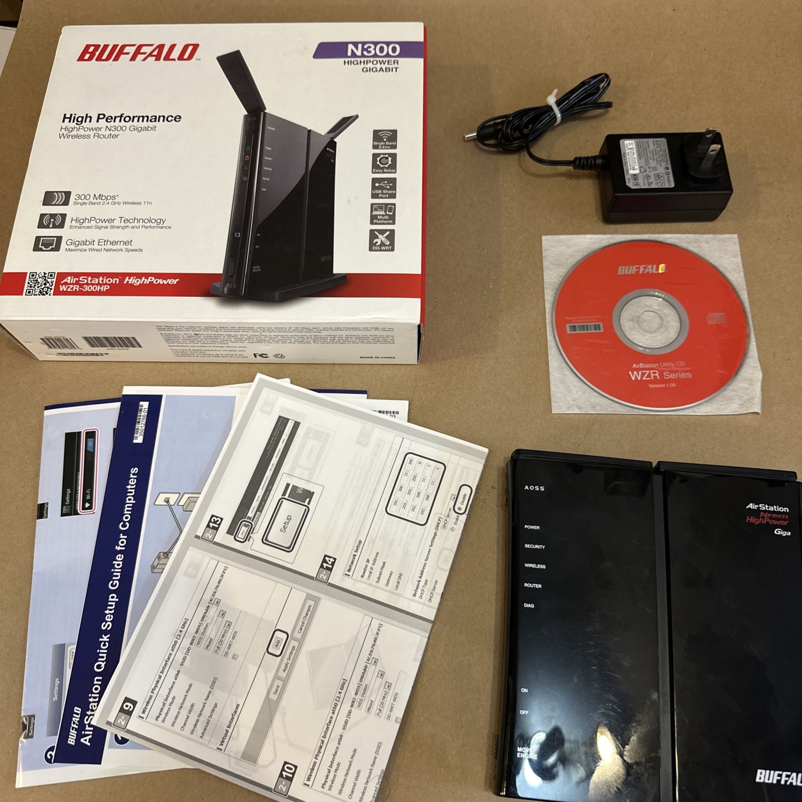 BUFFALO WZR-300HP AirStation HighPower N300 Gigabit Wireless Router Tested