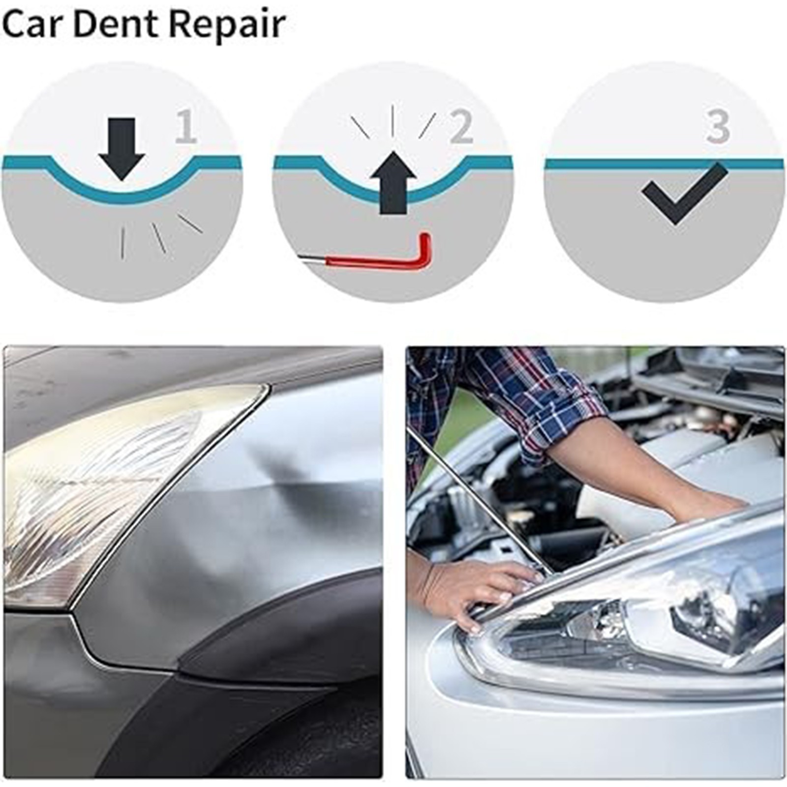 18Pcs Emergency Auto Tool Window-Car Door Release Secure Tool Kits Car Supplies