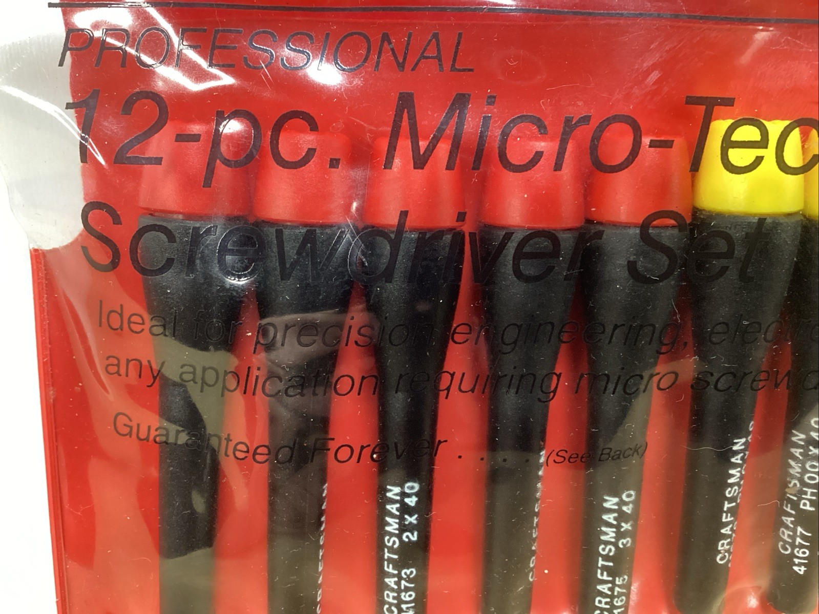 Craftsman 941670 Professional 12pc Micro-Tech Precision Screwdriver Set (26426)